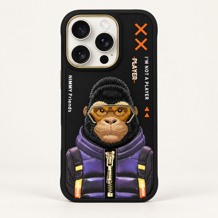 NIMMY Friends 3D Monkey iPhone Case