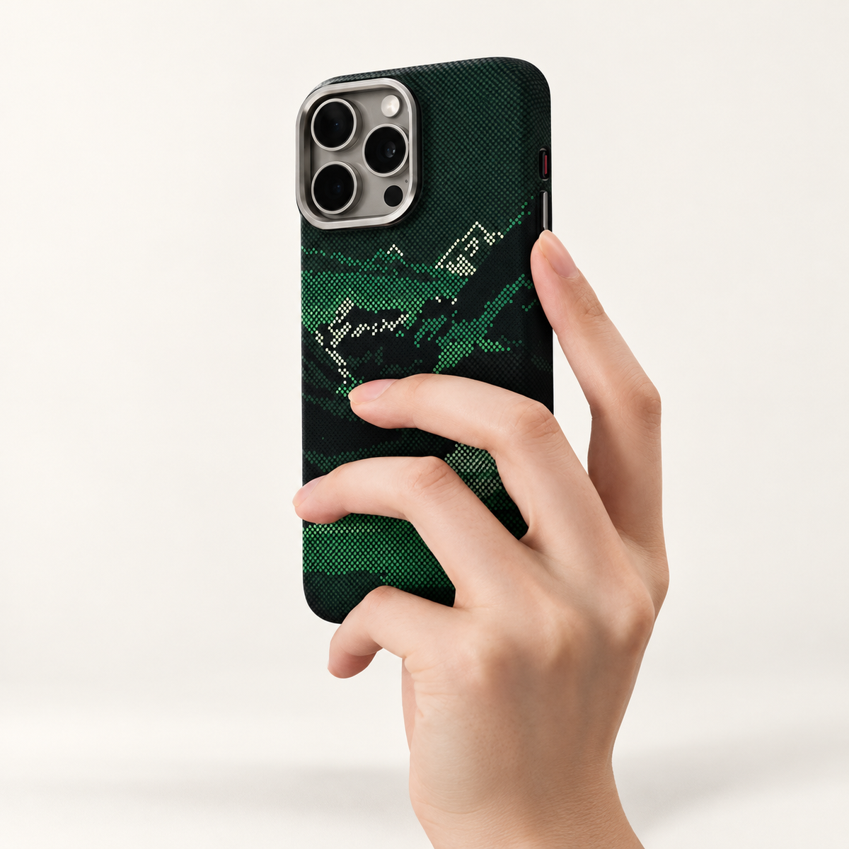 RAYFER Alpine MagSafe Case — In hand