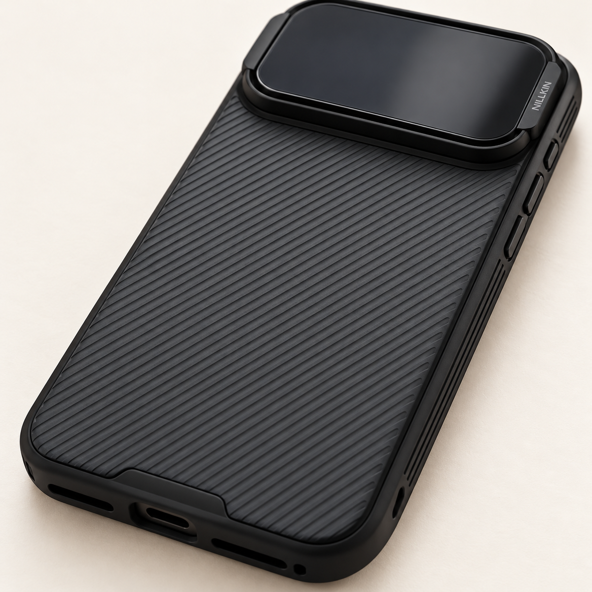 NILLKIN Lens Cover Stand Case — texture