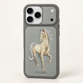 Santa Barbara Polo & Racquet Club iPhone case in Light Grey — studio rear view